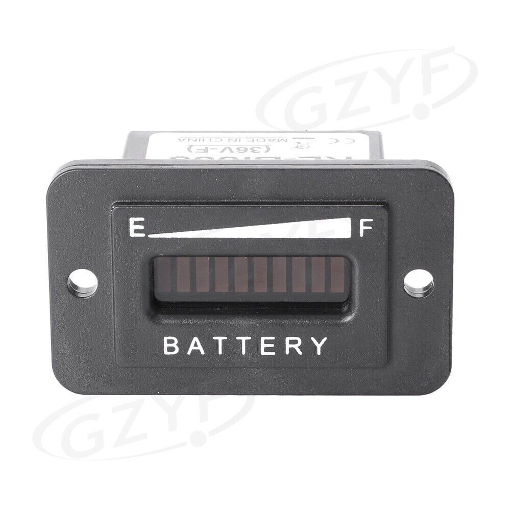 36V LED Battery Status Indicator Meter Gauge Fit for Yamaha Cart Trucks Universal po