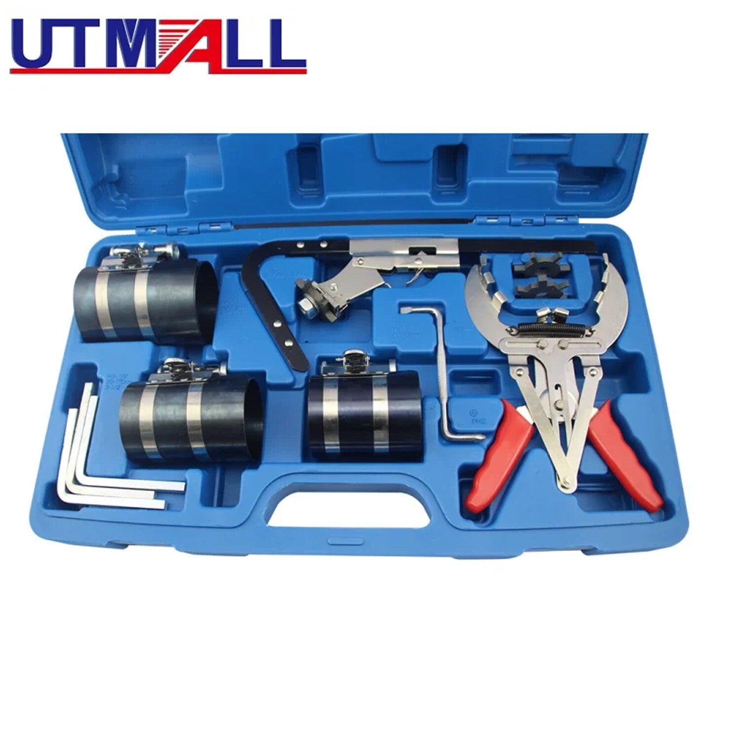 Automotive engine motor cleaning ring expander compressor piston ring repair tool kit