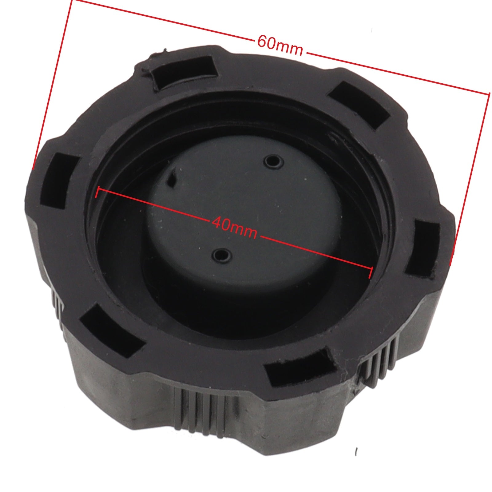 2x Petrol Tank Cap For 50cc 70cc 90cc ATV Fuel Cap Quad 4 Wheeler Go Kart Black