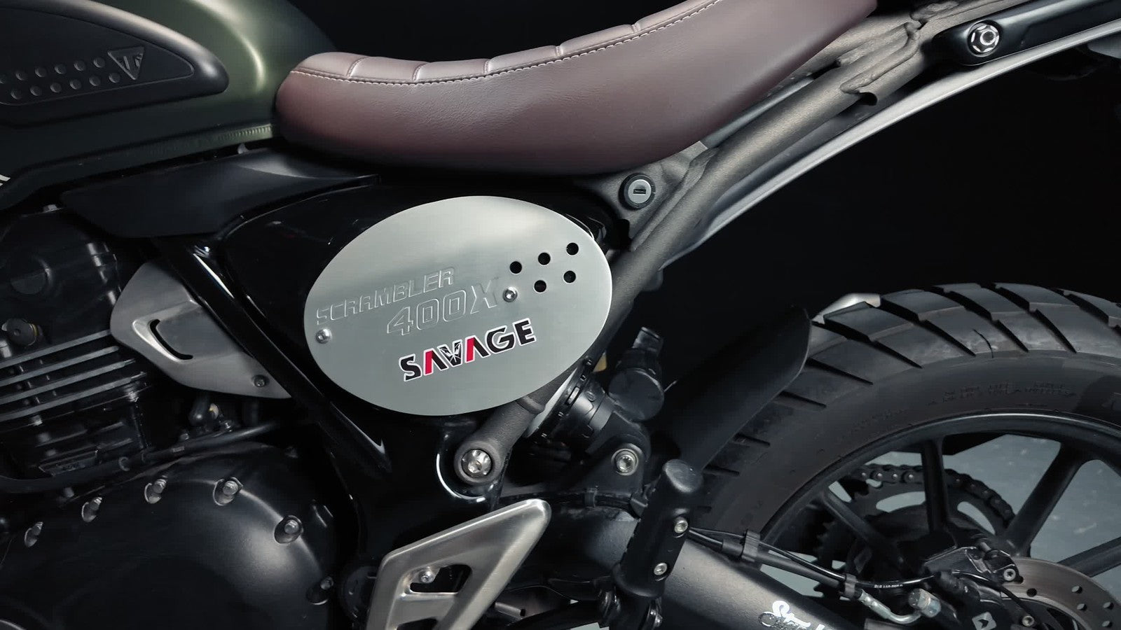 For Speed 400 Speed T4 Scrambler 400X Rear Fender Hugger Splash Shield Mudguard Q