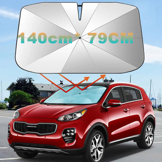 Car Foldable Windshield Block Heat UV Sun Shade Cover protection Umbrella 14079