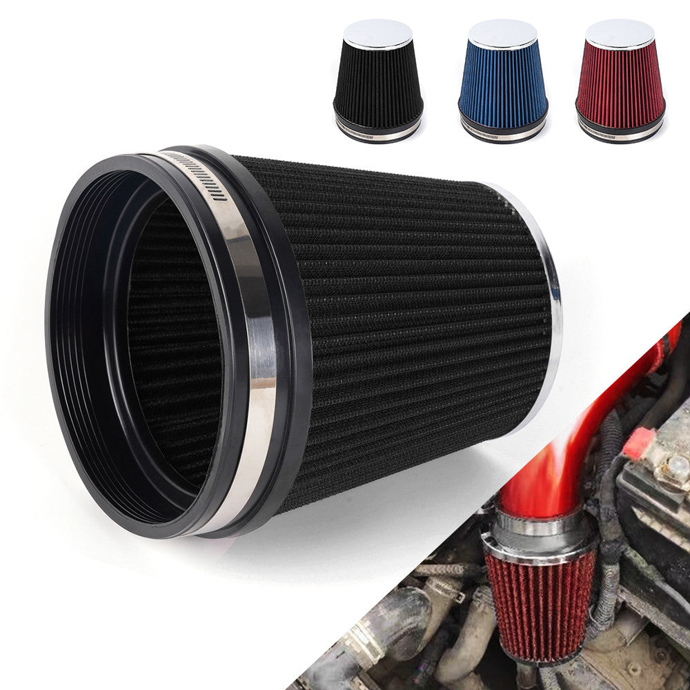 Short 6 152mm High Flow Inlet Truck Air Intake Cone Replacement Dry Air Filter Q