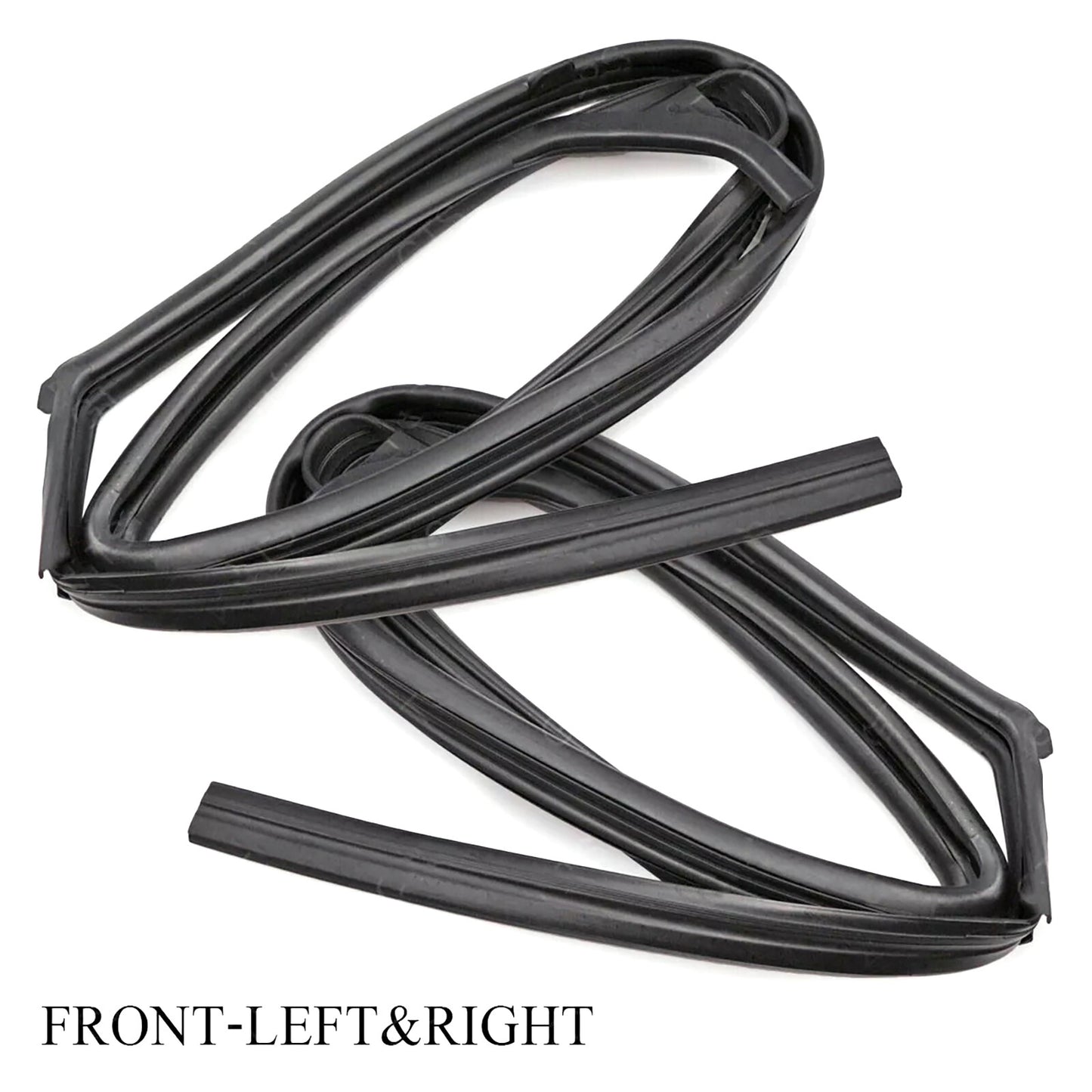 Front L+R Car Door Glass Run Channel Replacement for Nissan Frontier 1998-2005