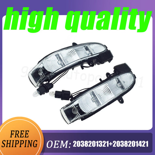 1. Dual mirror turn signals suitable for Mercedes W211 E W463 G-Class 2038 201321/421