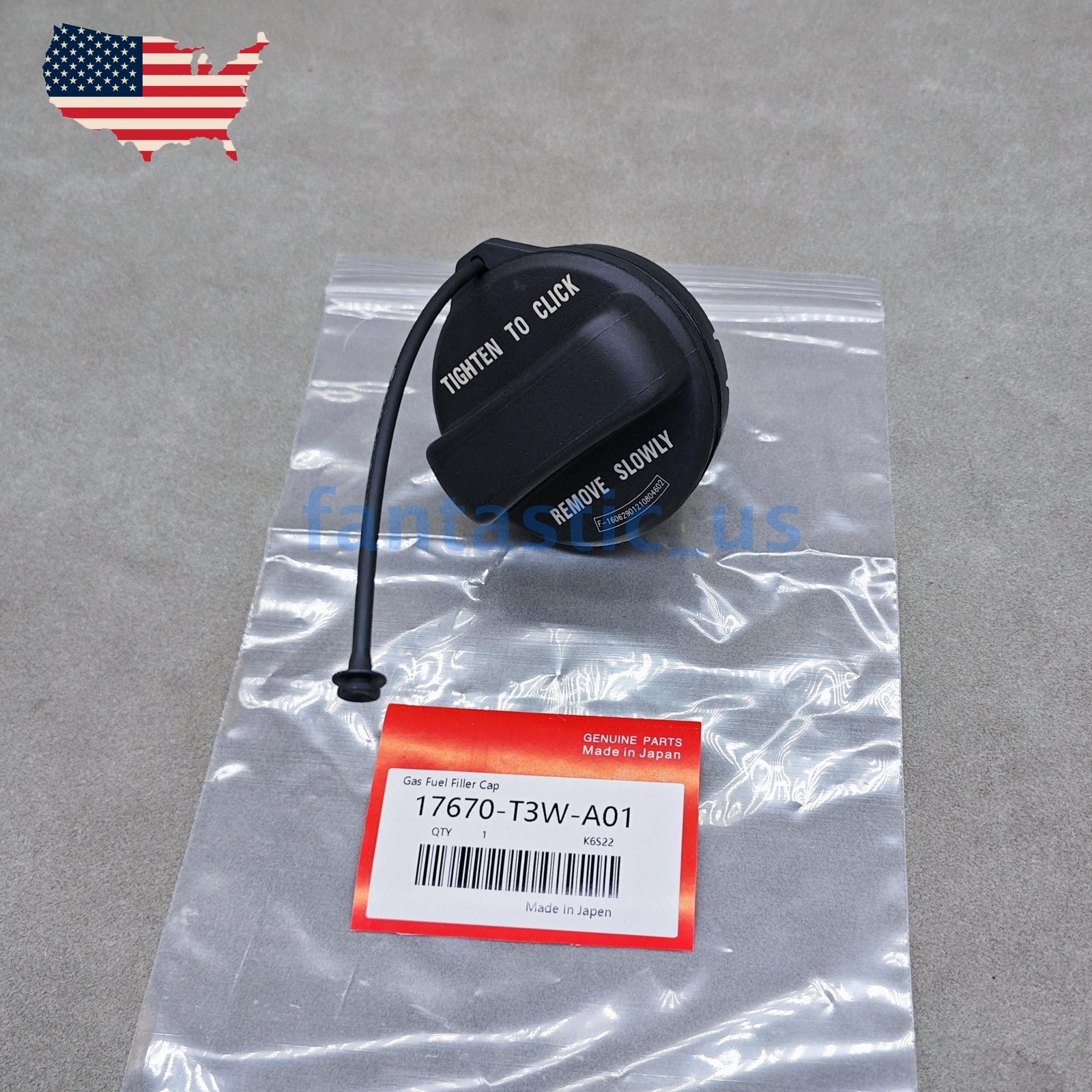 New fuel filler cap for Honda for Civic 2006-2015 (pilot models), 2009-2015 HR-V, 2016-2017.
