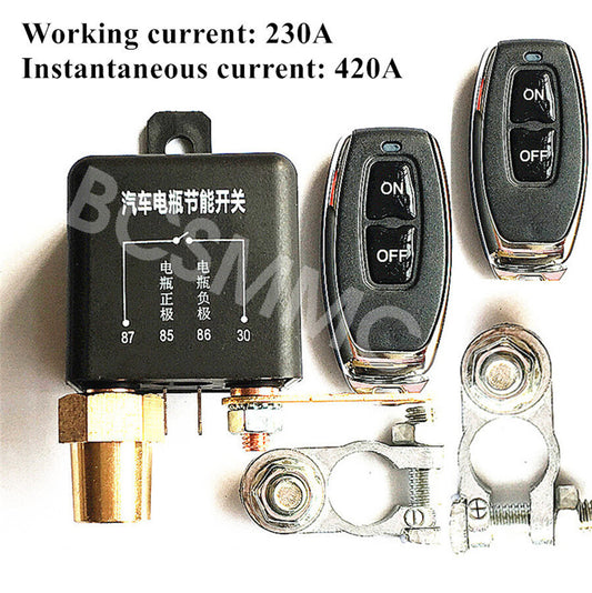 Battery Disconnect Switch Remote Control Anti Theft Kill Switch For Car Truck RV