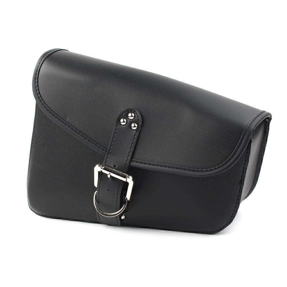 for Harley Davidson Sportster XL883, XL1200 Right Side PU Leather Saddlebag Bag Q