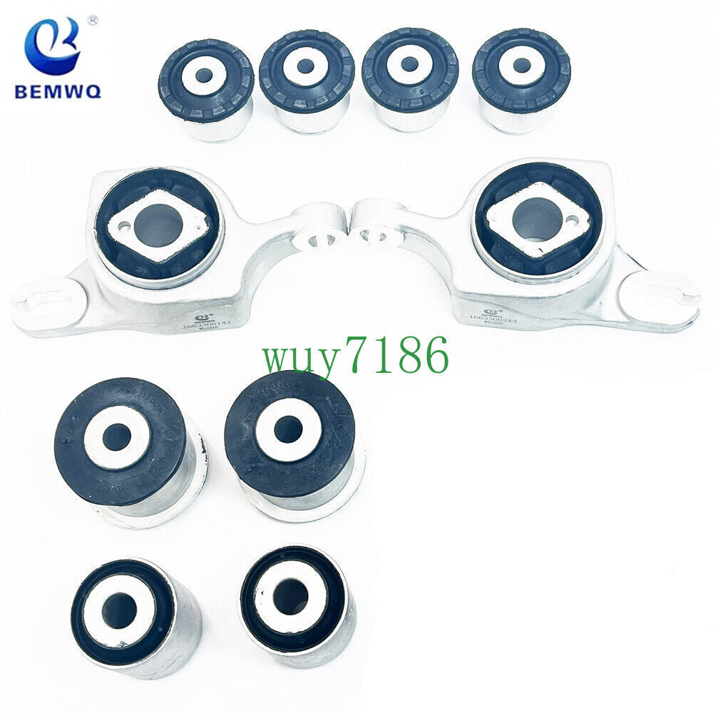 10-piece front upper and lower control arm bushing kit for Mercedes W166 M GL GLE GLS- n