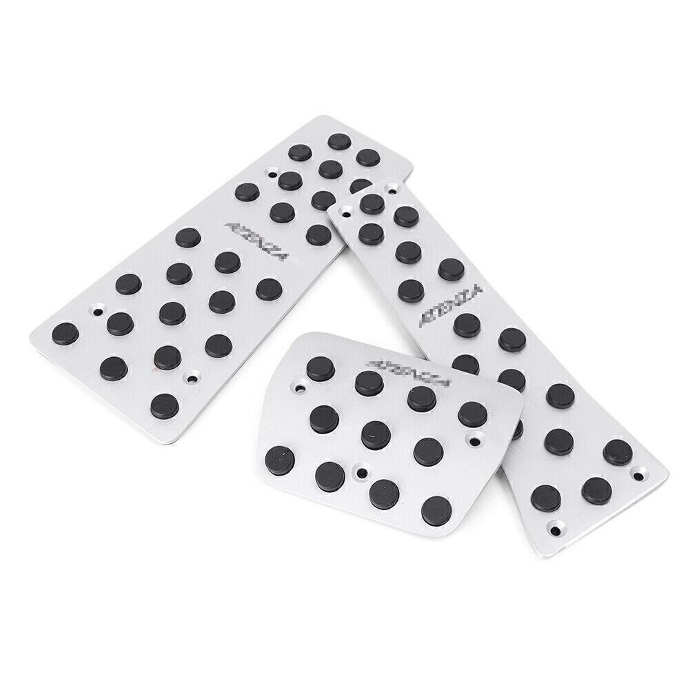 Sports Fuel Brake Foot Rest Aluminum AT Pedals Pad for Mazda 6 2014-2015 3PCS