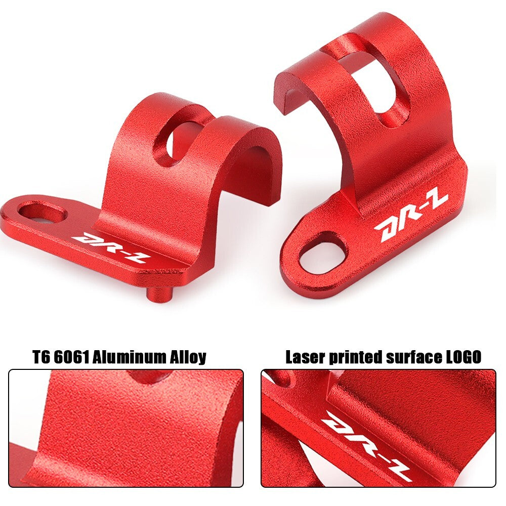 DR-Z CNC Rear Brake Hose Guide Clamp for SUZUKI DRZ400S DRZ 400 SM DRZ 400E 2022 Q