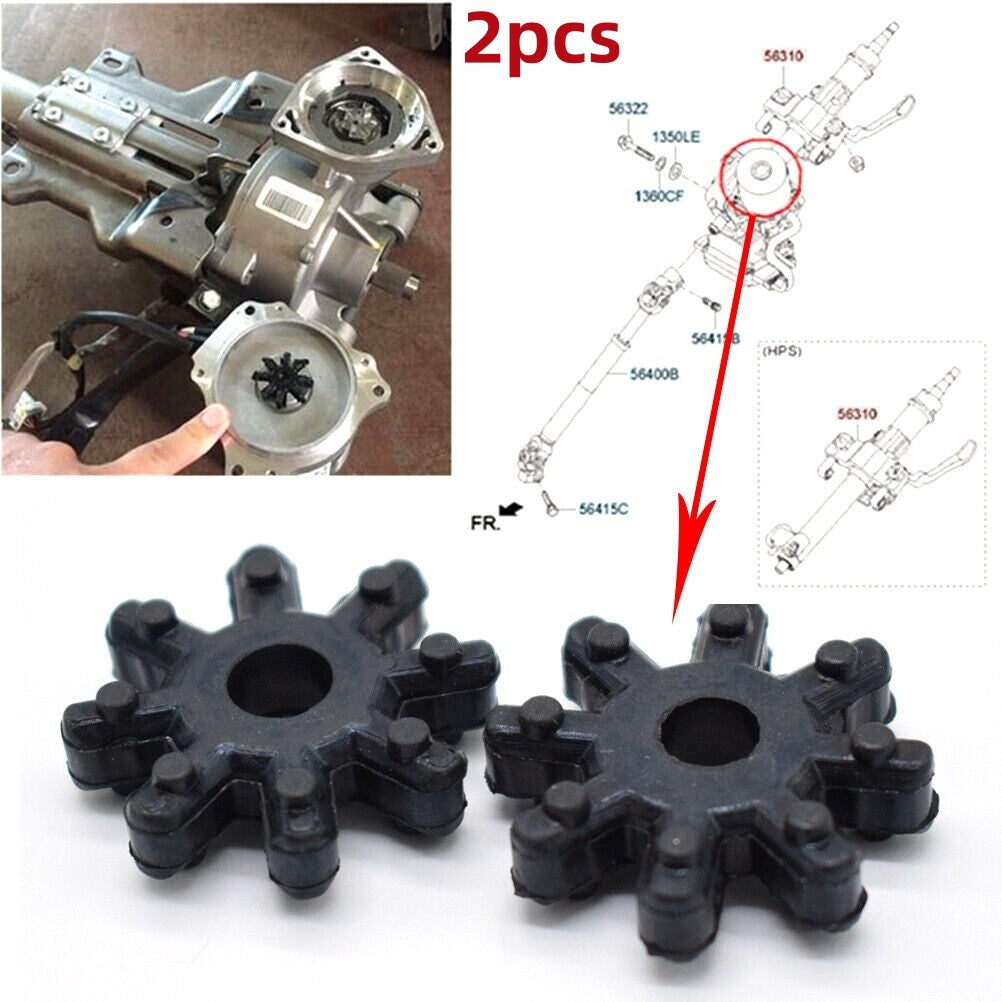 2-piece steering column flexible coupler for Hyundai 2011-14 for Elantra for Kia Optima Soul