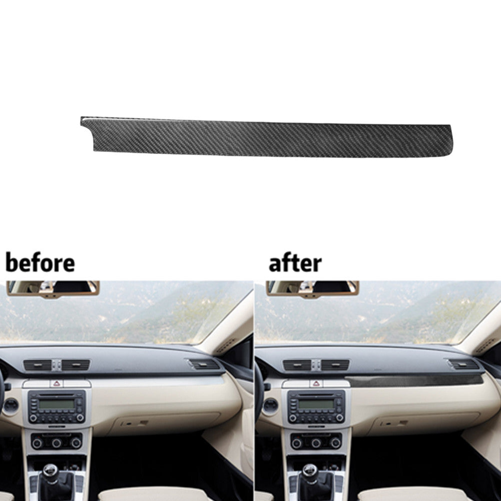5Pcs Carbon Fiber Ineterior Speedometer Cover Trim For Fiesta 2011-2015 v