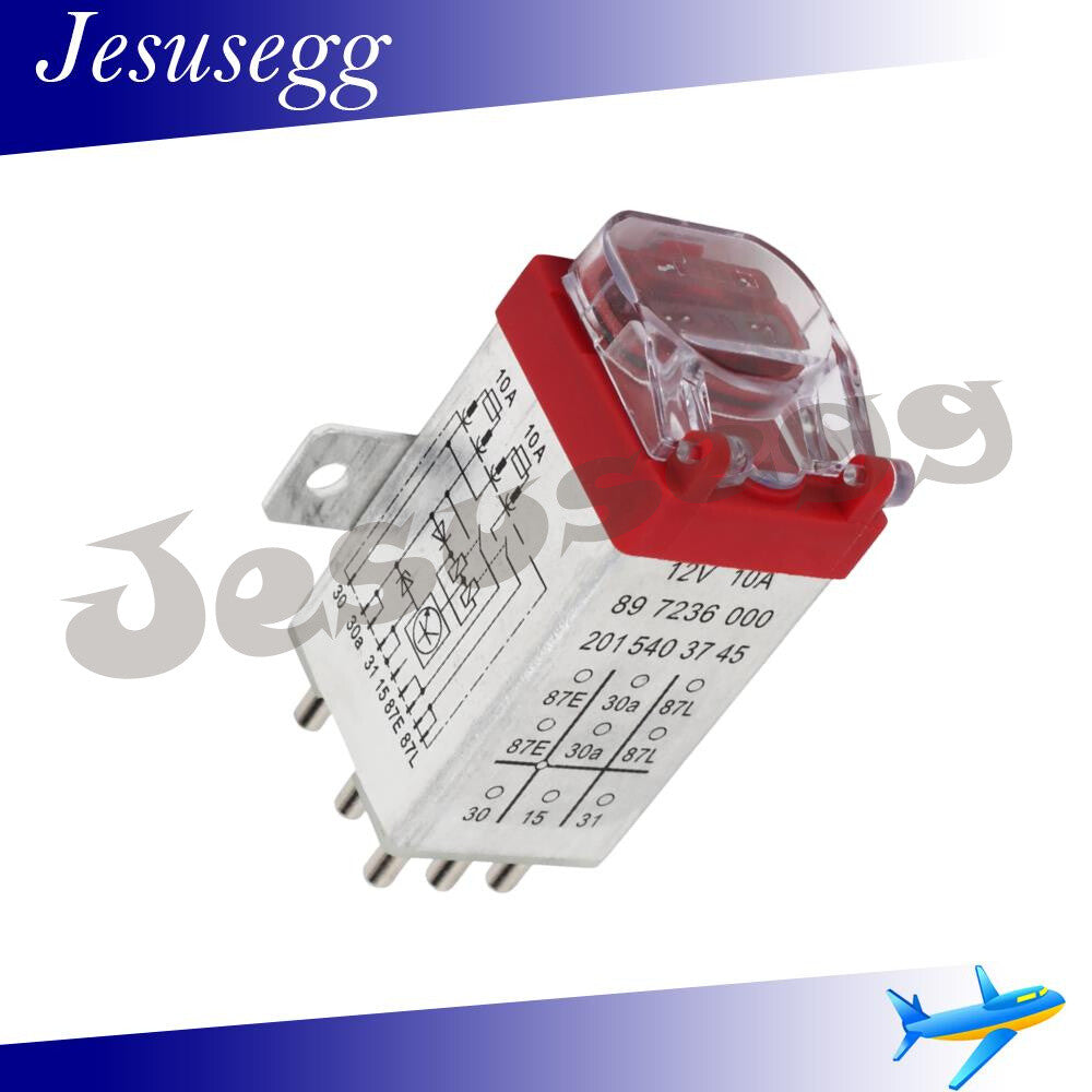 Overload Protection Relay Fit for 1984-97 for Mercedes W201 W124 W126 2015403745 Q