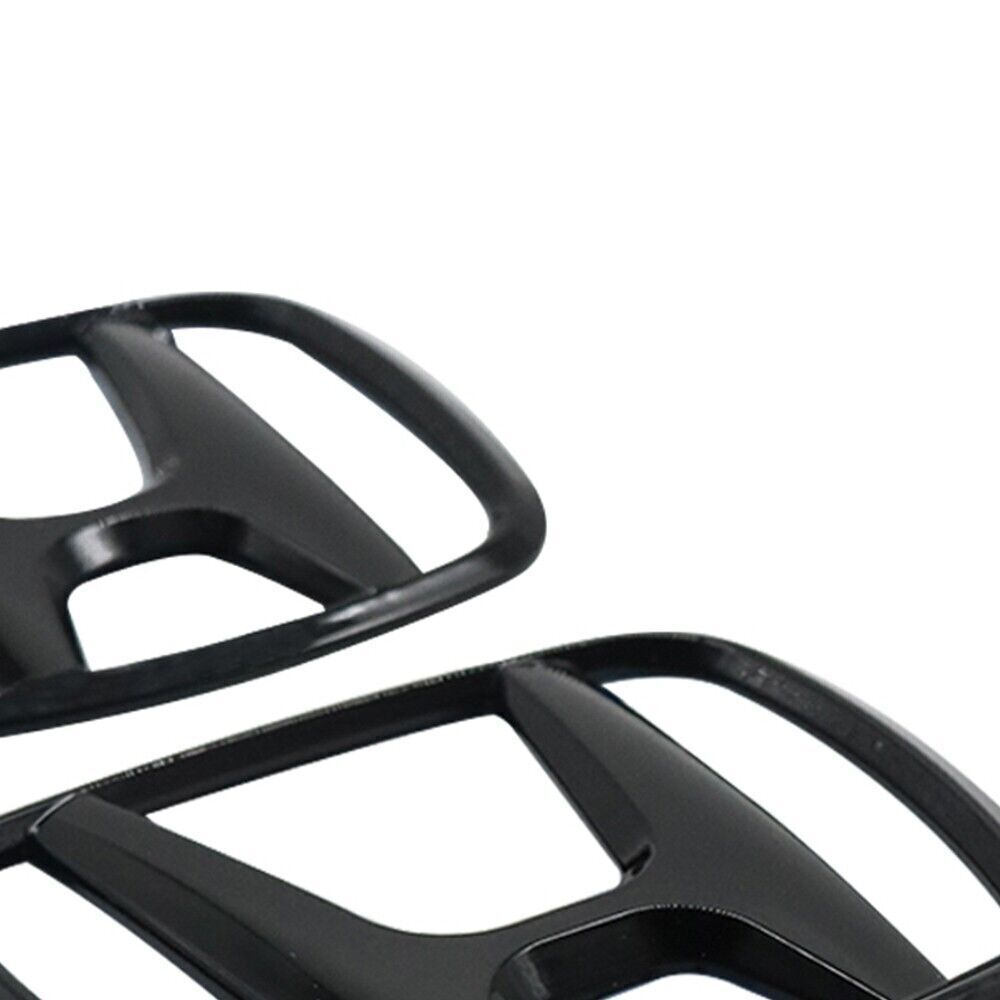for Civic 11th Gen 2022-2024 FRONT  REAR Glossy Black Emblem Badge Stickers