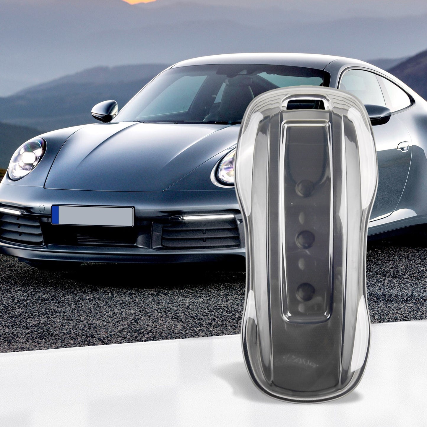 Windscreen Frost Cover Protector, 4-layer automatic wind and snow protection, 70x150 cm, UV protection.
