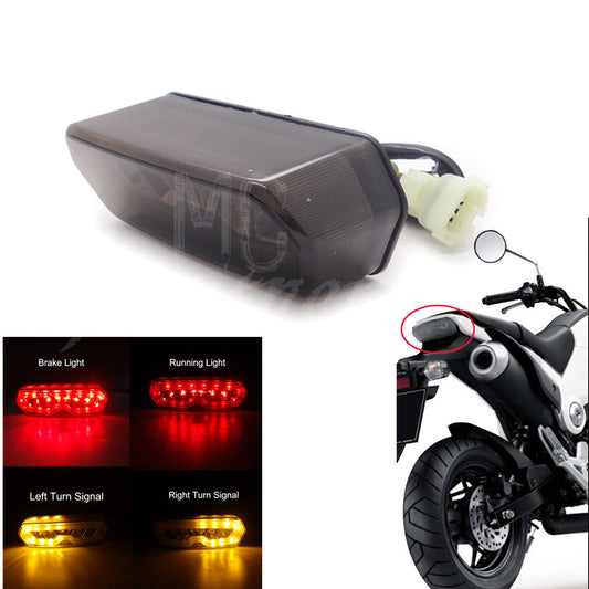 Smoke Integrated LED Tail Stop Turn Signals Light for Honda Grom 125 MSX 14-16 Q