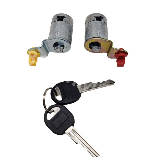Car Door Lock Cylinder Set With Keys 2DLK4 Fit for Chevrolet Suburban 1992-1994
