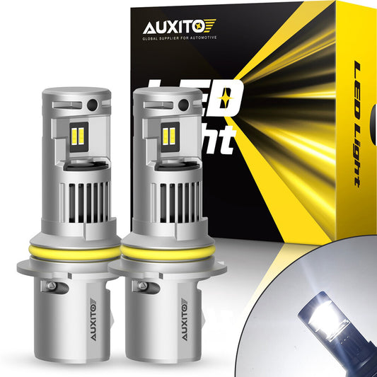 9004 HB1 LED Headlight Bulb, High and Low Beam 6000K, Xenon White, Plug and Play 20000LM