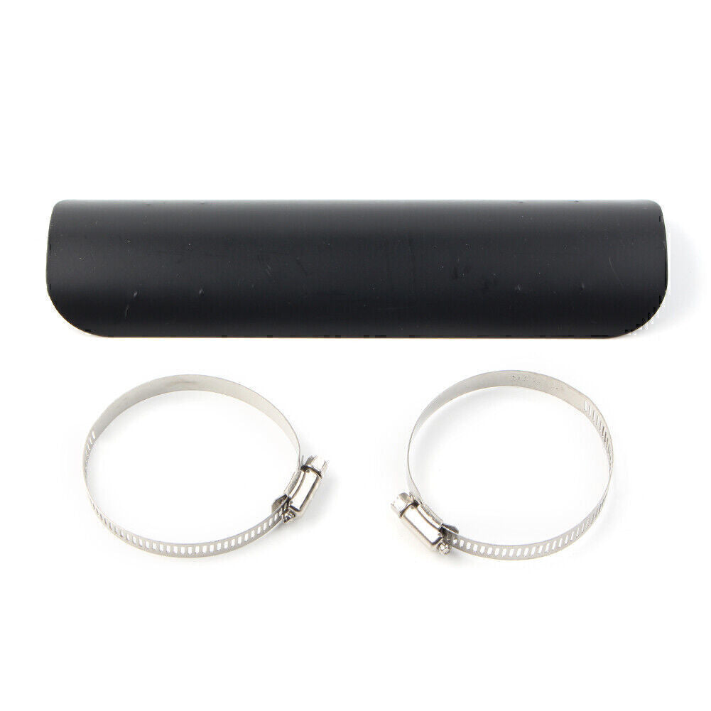 Black Motorcycle Exhaust Muffler Pipe Heat Shield Cover Protector Fit for Harley