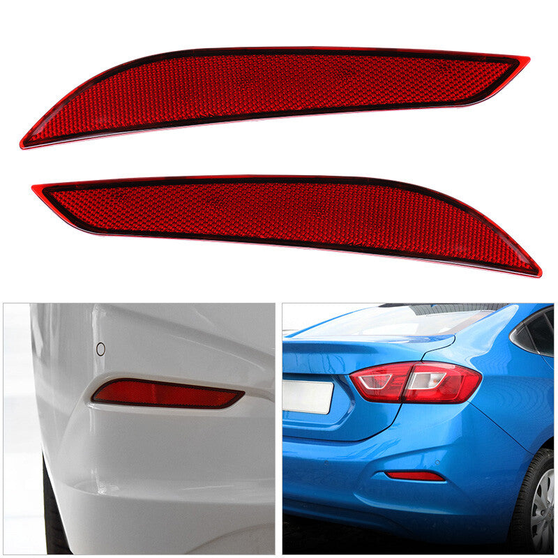 Rear Bumper Reflector Left Right Side for Chevy for Cruze 2016 2017 2018 2019 NEW