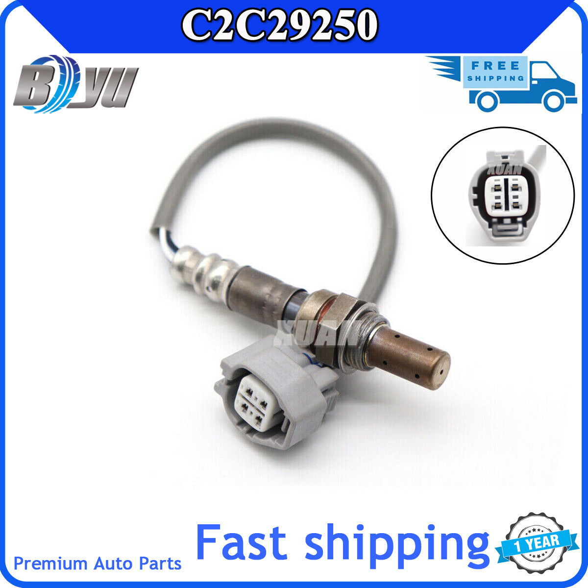 Upstream oxygen sensors C2C29250 and C2C12588 are suitable for Jaguar S-Class, XJ8, XJR, and Vanden Plas- v