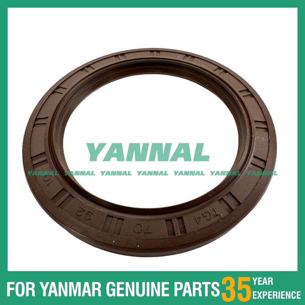 S3L crankshaft rear oil seal is suitable for excavator engine parts.