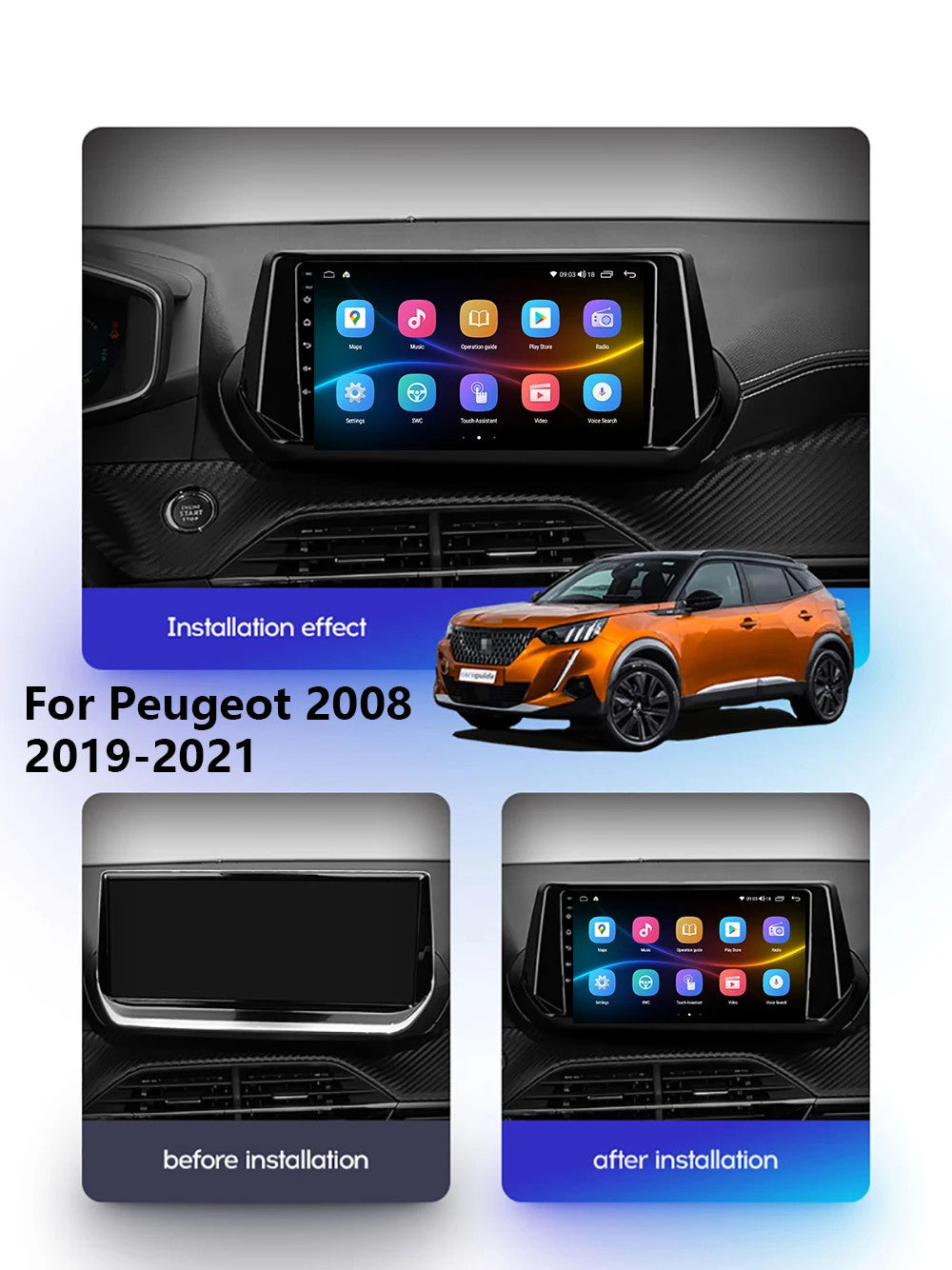 for Renault for Clio 5 Lutecia 2019-2021 Android CarPlay Car Stereo Radio GPS Screen