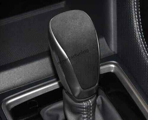 for Subaru Outback 2020-2023 Gray Alcantara Console Gear Shift Knob Cover Trim