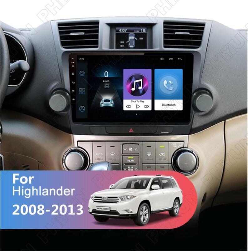 10.1-inch Android 9.1, 2GB for RAM + 32GB storage, Car Stereo for Highlander (08-13), Radio, GPS, WIFI. n