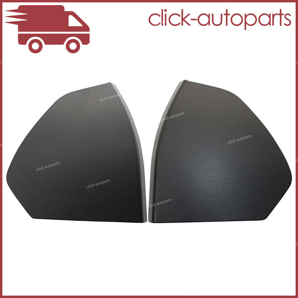 Pair Front LHRH for Mercedes for Benz W211 E-Class 03-09 Black Door Upper CapTrim Q