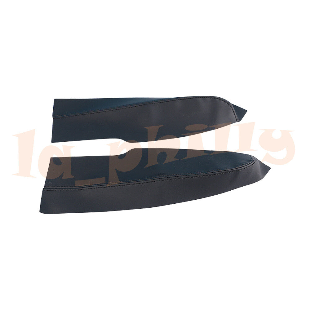 Black Fit for Honda for Civic 2006-11 Synthetic Leather Door Panels Armrest Cover Q