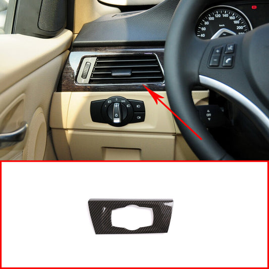 Matte genuine carbon fiber sport mode button cover trim for Corvette C8 2020-2023