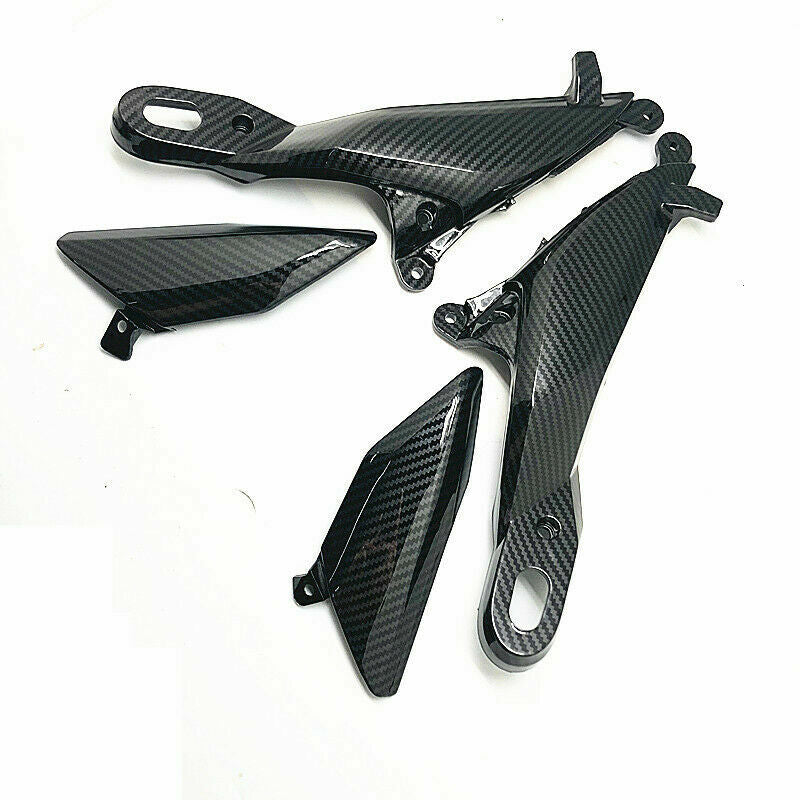 4 pcs Rear Tail Driver Cover Fairing Cowl Carbon for HONDA 2007-2012 CBR600RR