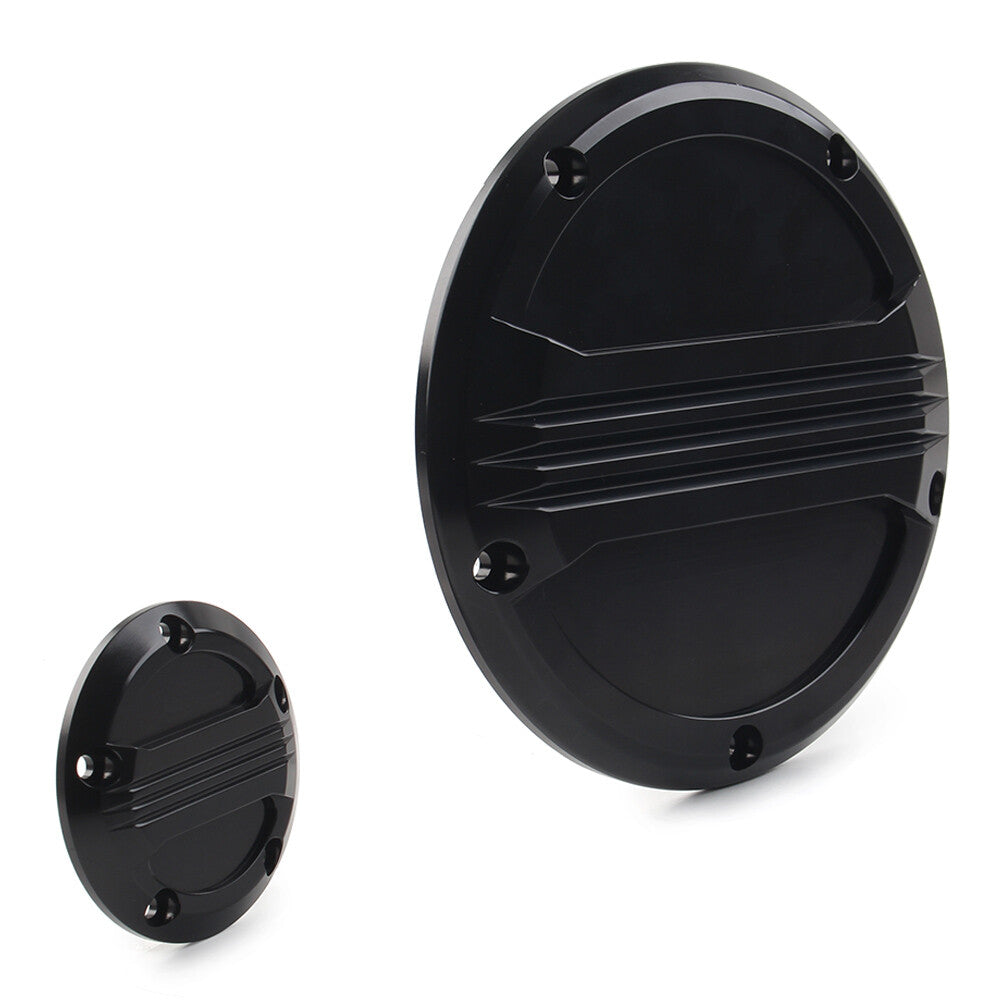 Black Derby Timing Timer Cover for Harley Touring Street Glide Road King Fatboy Q