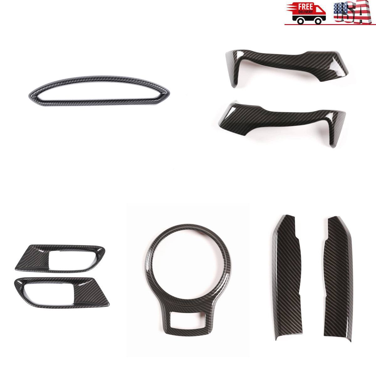 Carbon Fiber Internal Gear Shift Plate Trim for 3 Serie E90 05-12 US- v