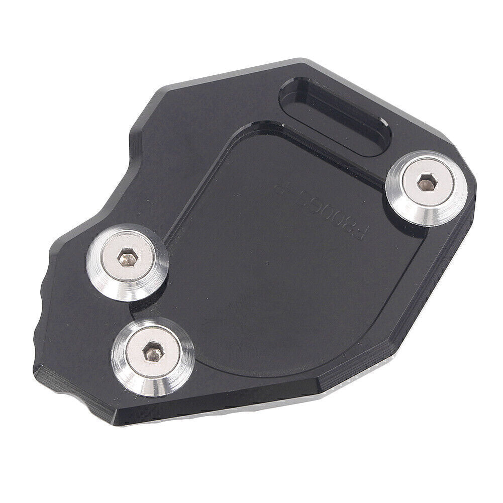Black Side Stand Kickstand Plate Pad for BMW F800GS 2008 2009 2010 2011 2012-14 Q