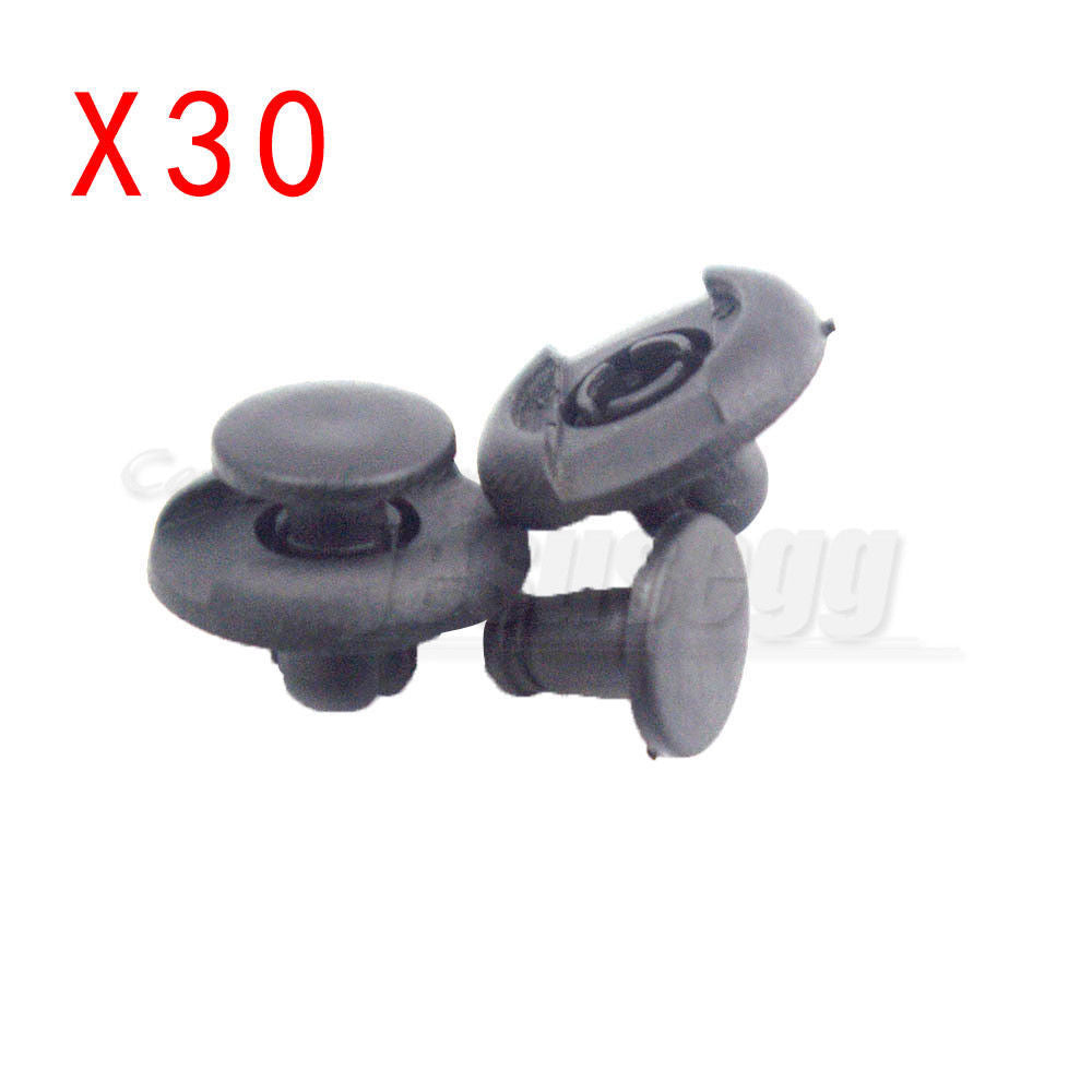 30x Fender Splash Shield Push Rivet Fastener Retainer Pin Clips for Toyota for Mazda Q