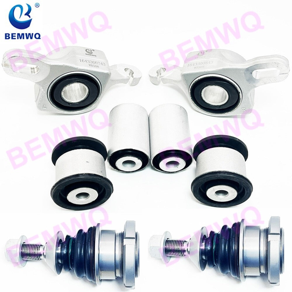 6-piece front lower control arm bushing set 1643300743 for Mercedes W164 X164 ML350 n