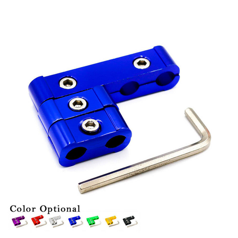 Universal Aluminum Engine Spark Plug Wire Separator Divider Organizer Clamp Kit Q