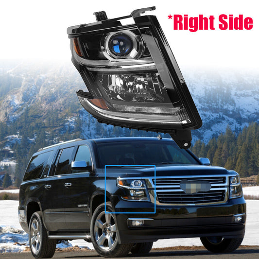 Passenger Right For 2015-2020 for Chevy Tahoe/Suburban HID/Xenon Headlight Assembly n
