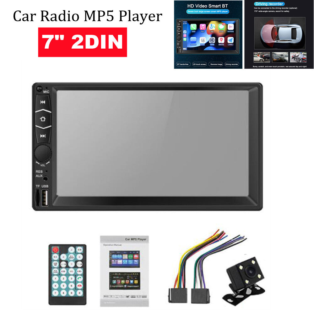 7-inch 2DIN Android Bluetooth Touchscreen Stereo Video Radio Car MP5 Player USB AUX n