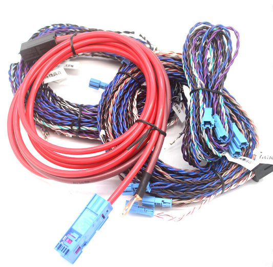 Retrofit Speakers cable amplifier For x5 x5m F15 F85 F95 Bowers&Wilkins v