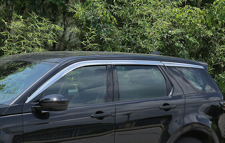 For Discovery Sport 2015-2024 Chrome Window Visors Sun Rain Guard Vent Deflector