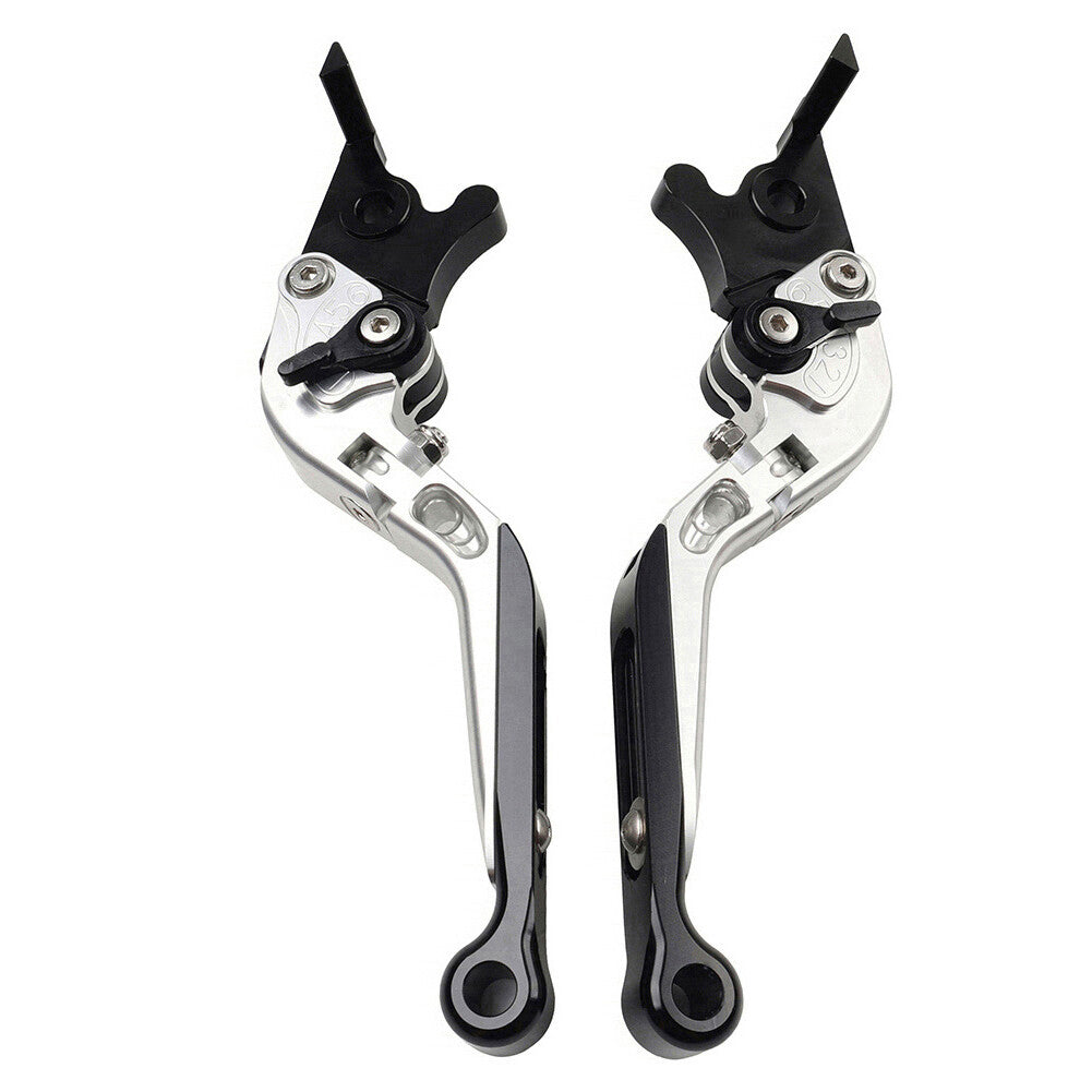 CNC Folding Extendable Brake Clutch Levers for Honda CBR125R CBR150R Silver