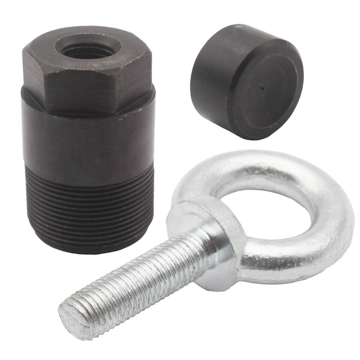 1 1/2 -16 Puller Crank Shaft Lifting Ring Kit fit for Yamaha for Mercury Motor black n