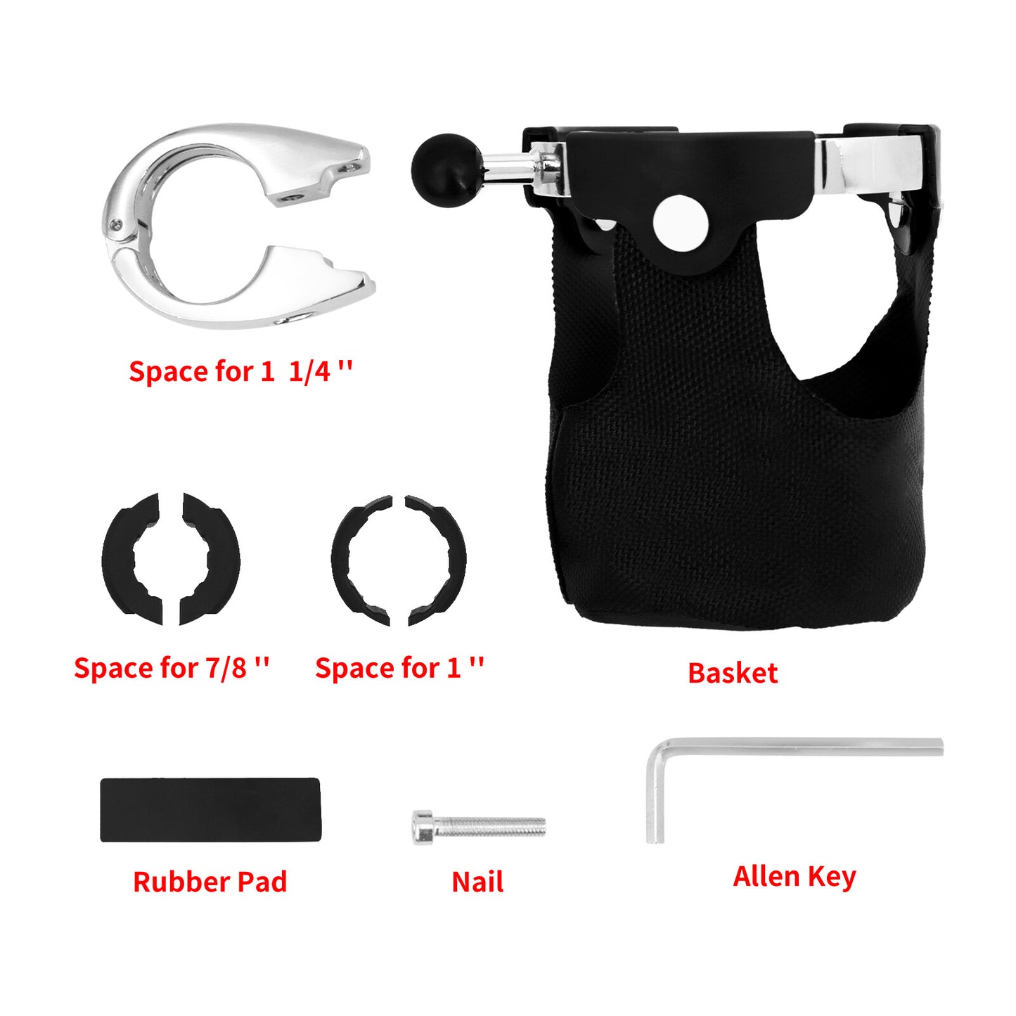 Motorcycle Rotatable Cup Drink Bottle Holder Handlebar Fits For Universal for Harley