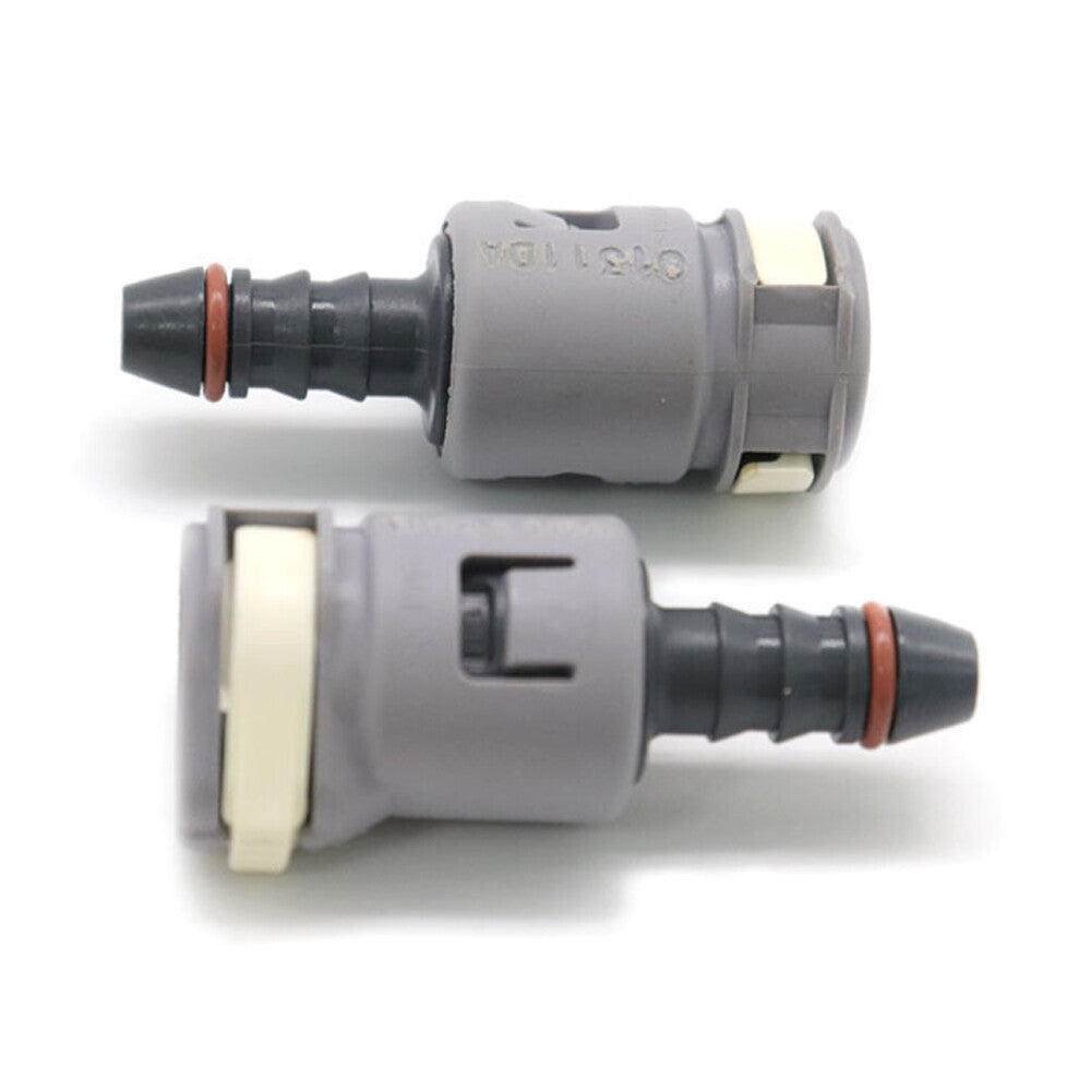Plastic connectors for Fiat fuel line fittings, 2 pieces each, 2 x 7.89 mm, ID6, SAE 5/16 Q