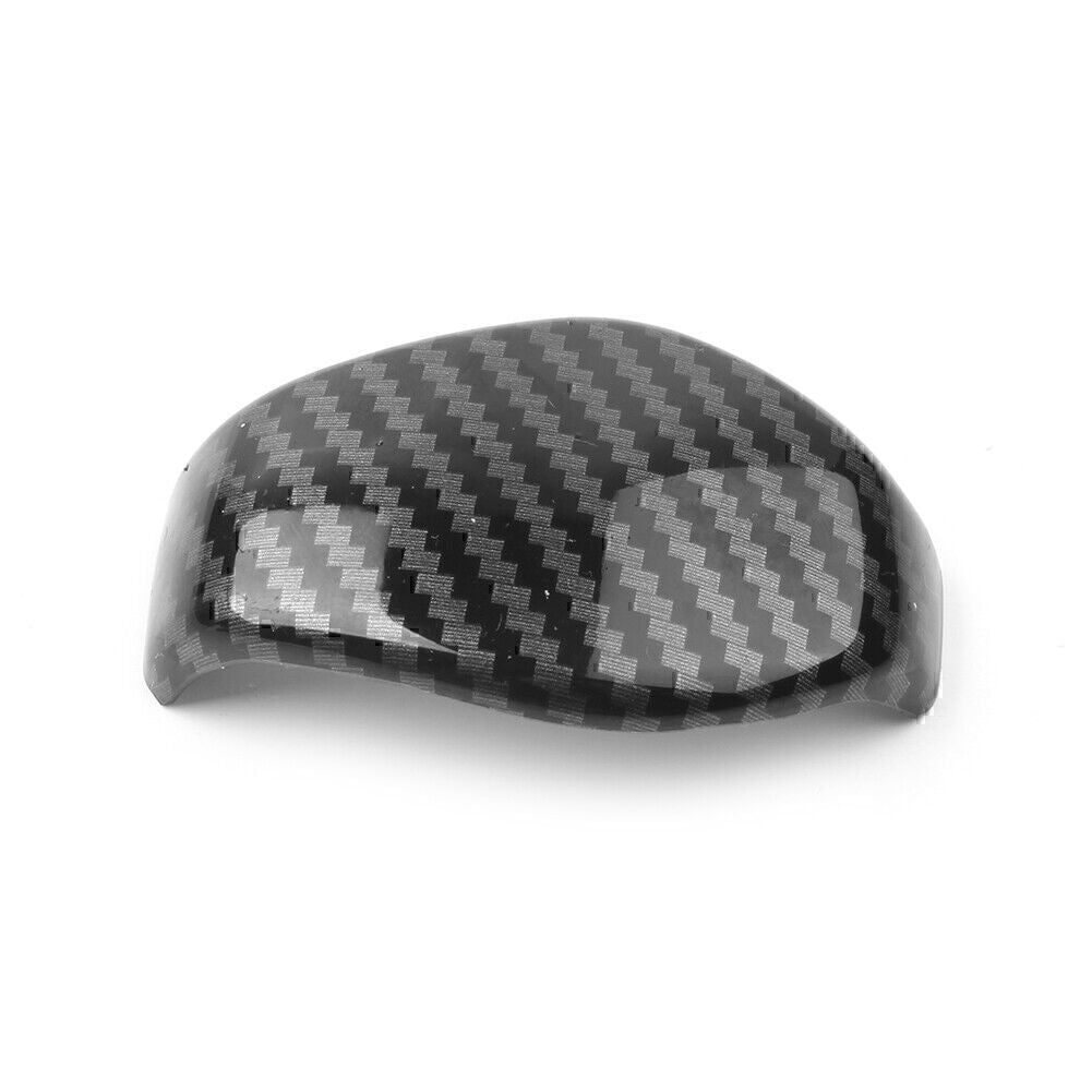 for Honda for Civic 2016-2020 2017 Carbon Fiber Console Gear Shift Knob Cover Trim