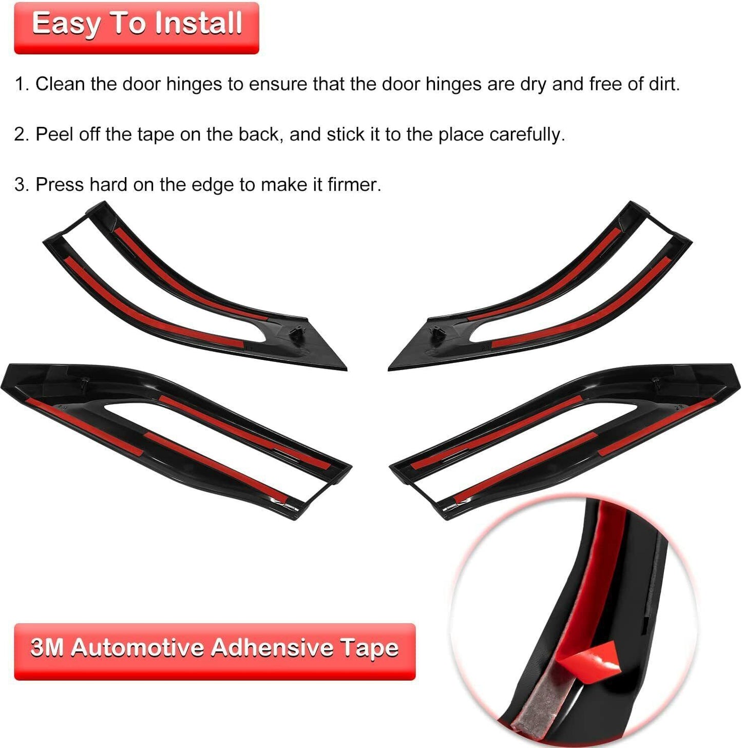 for Jeep Grand Cherokee 2014+ Gloss Black Tail Light Lamp Cover Trim Accessories n