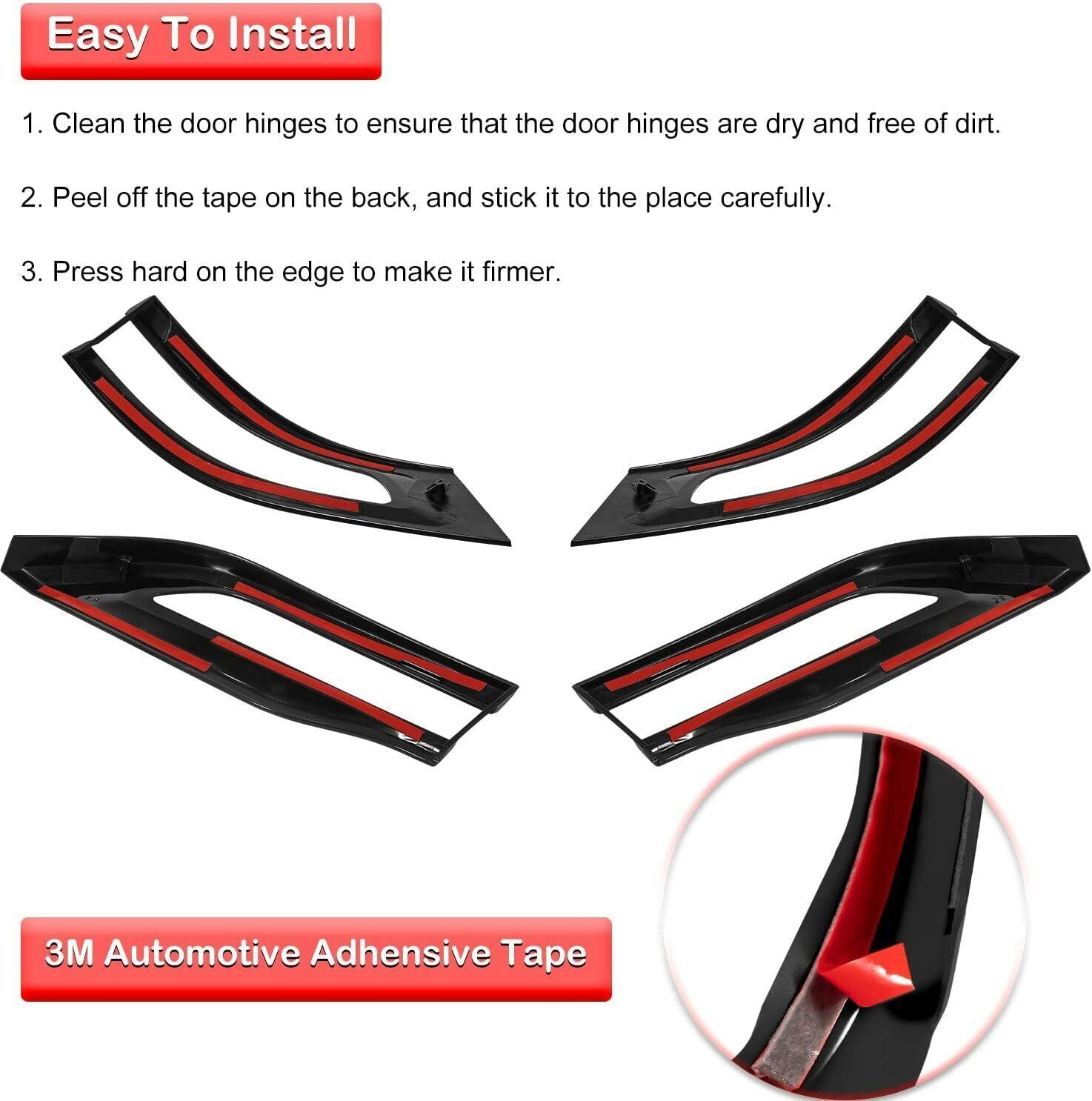 for Jeep Grand Cherokee 2014+ Gloss Black Tail Light Lamp Cover Trim Accessories n